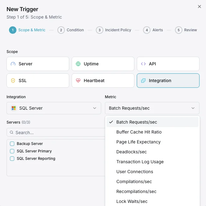 Alert notification and escalation configuration