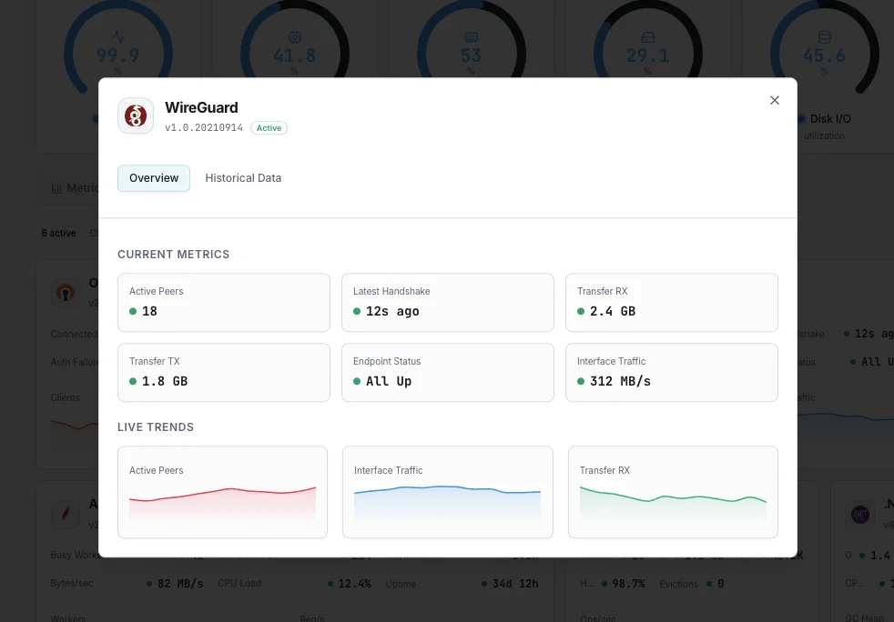 Monitoraggio WireGuard