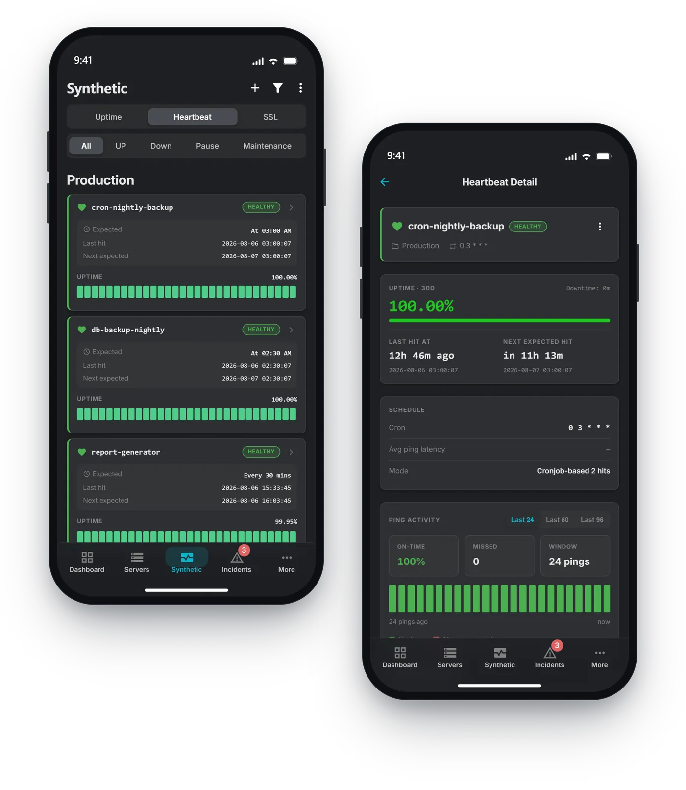 Cron Job & Heartbeat Monitoring