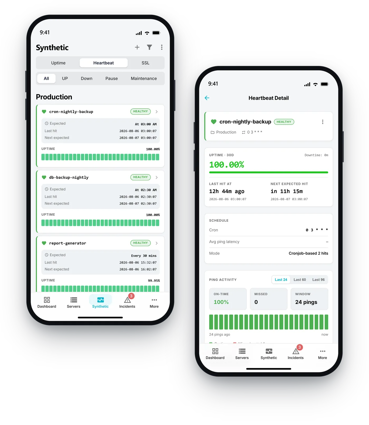 Cron Job & Heartbeat Monitoring