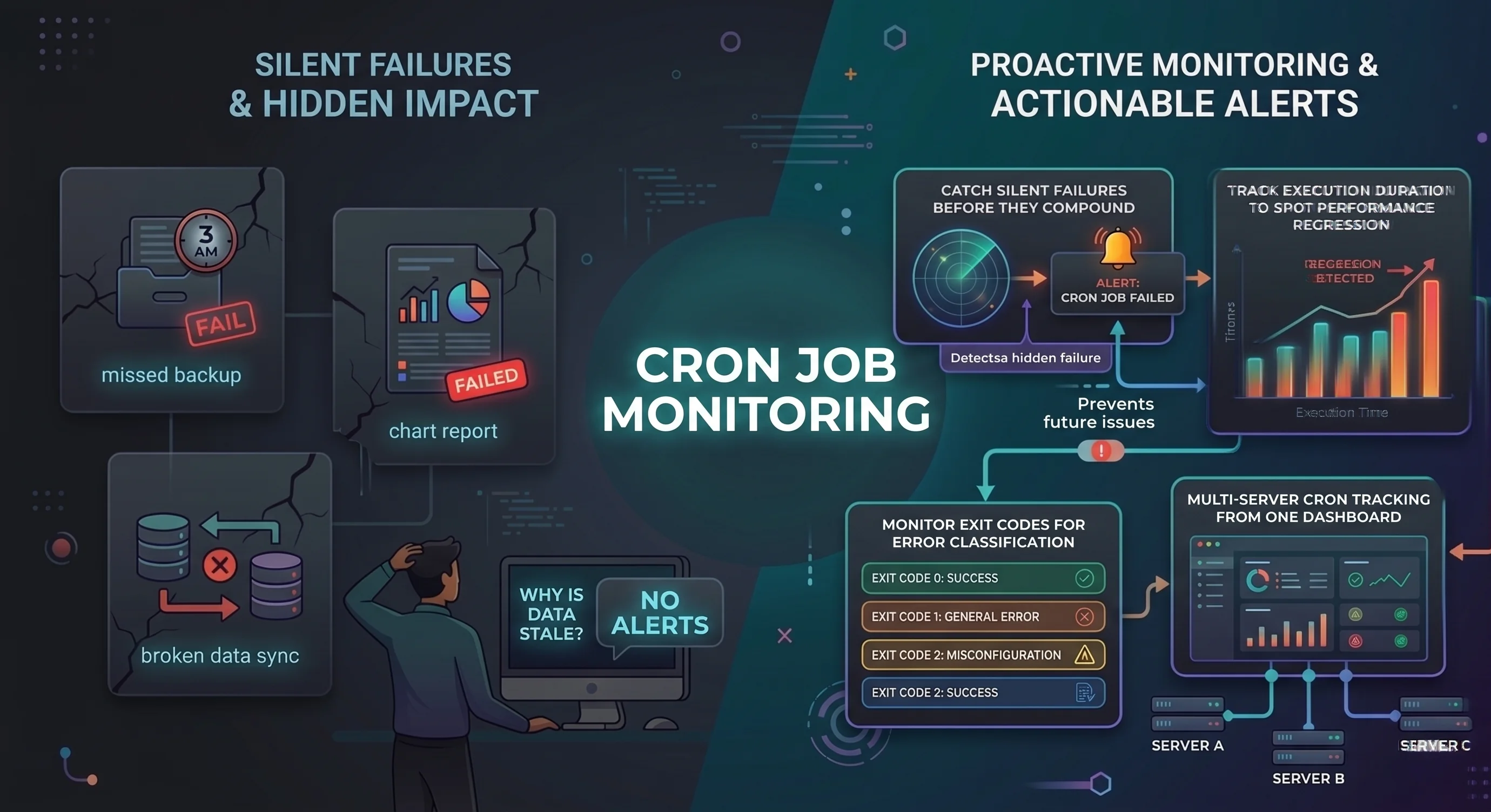 Cronjob Monitoraggio dashboard preview