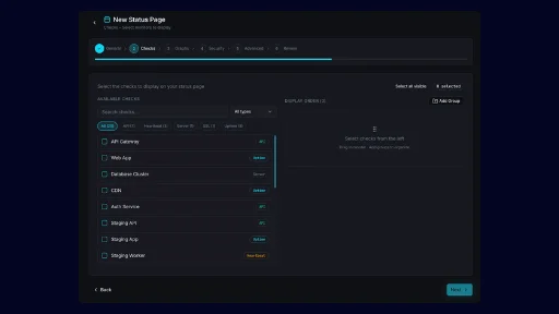 Per-audience component visibility