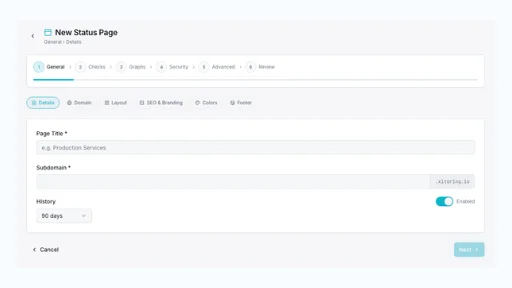 Internal incident timeline with runbook links