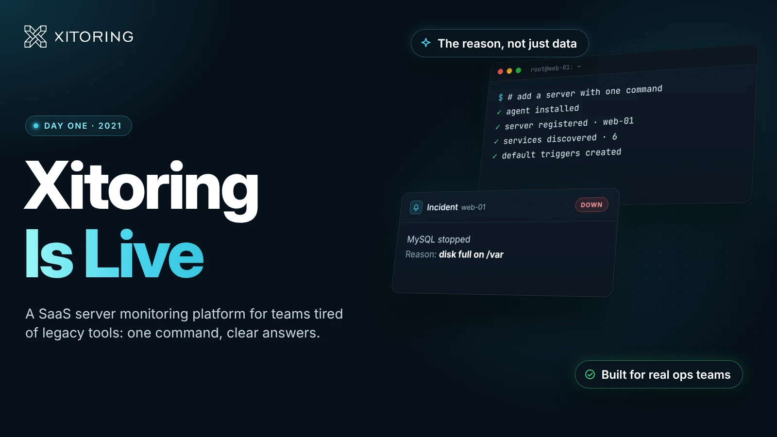 Xitoring startet: SaaS-Plattform für Server-Monitoring
