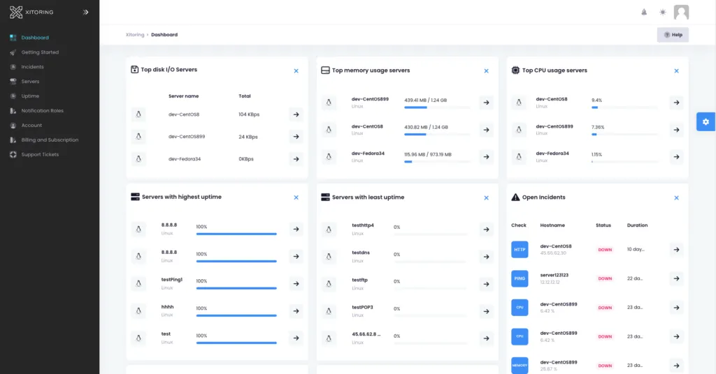 Xitoring stellt neue Oberfläche und neues Dashboard vor!