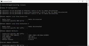 Using Windows Ipconfig Command Kb