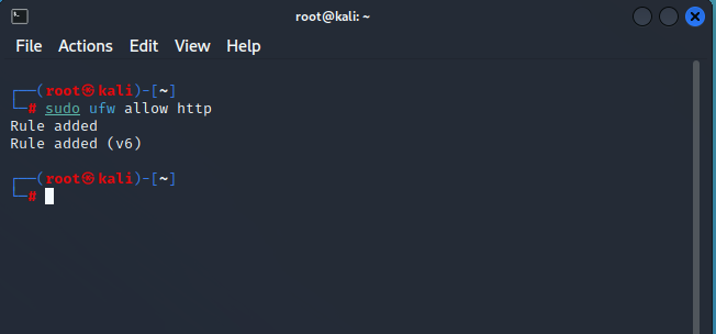 ufw config