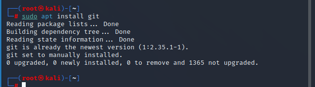 Install git