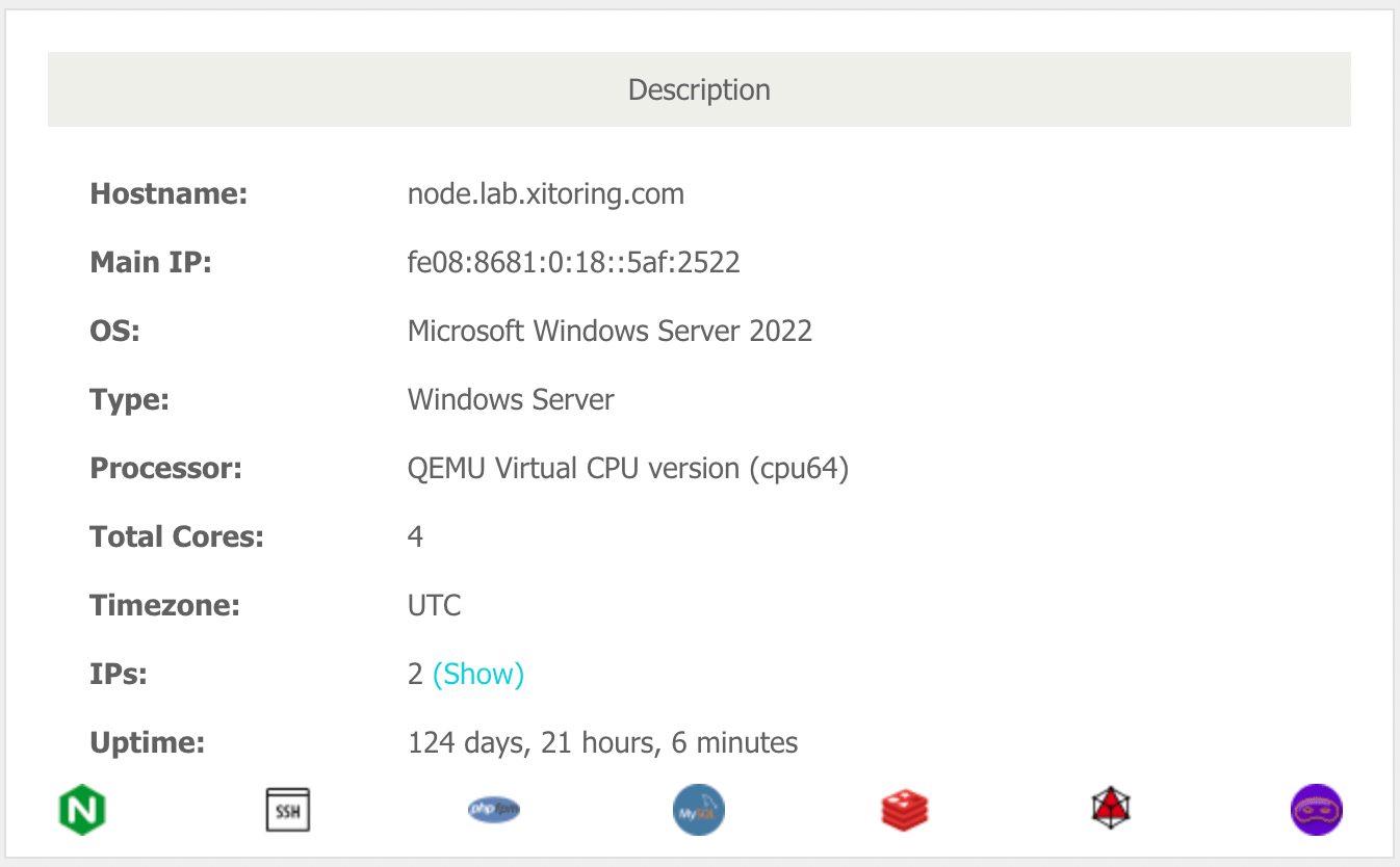 server description-min