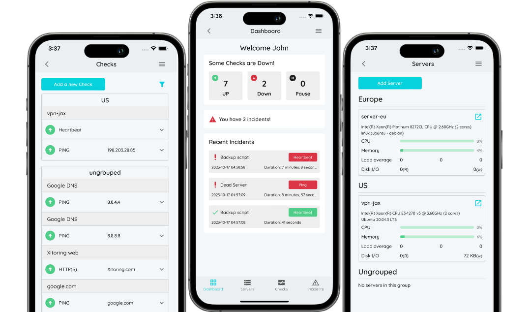 Presentación de la aplicación Xitoring