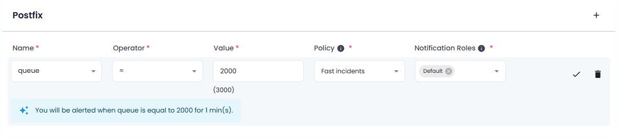 déclencheur postfix